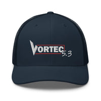 Thumbnail for Vortec LS 5.3 V8 Hat Trucker Cap in navy