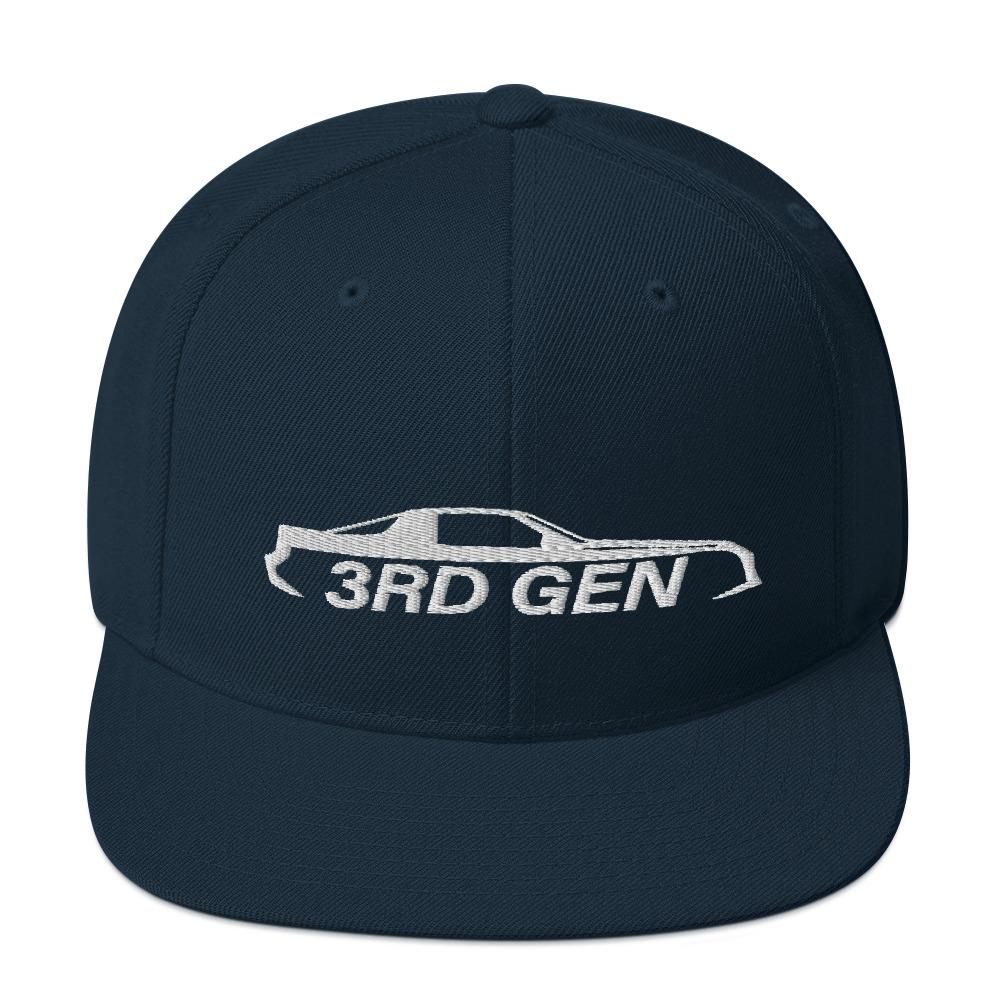 Third Gen Camaro Snapback Hat-In-Dark Navy-From Aggressive Thread