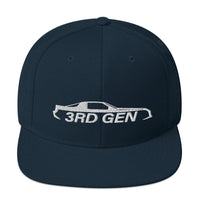 Thumbnail for Third Gen Camaro Snapback Hat-In-Dark Navy-From Aggressive Thread