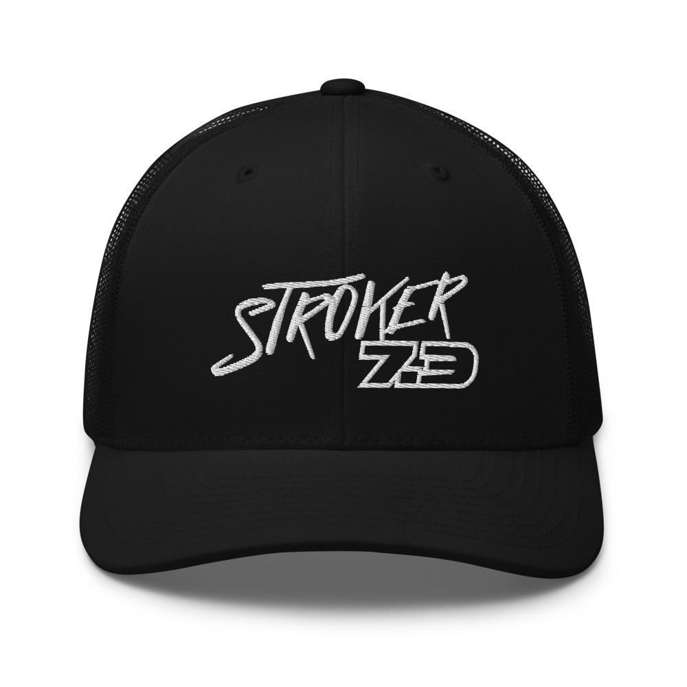 Power Stroke 7.3 Hat Trucker Cap-In-Black-From Aggressive Thread