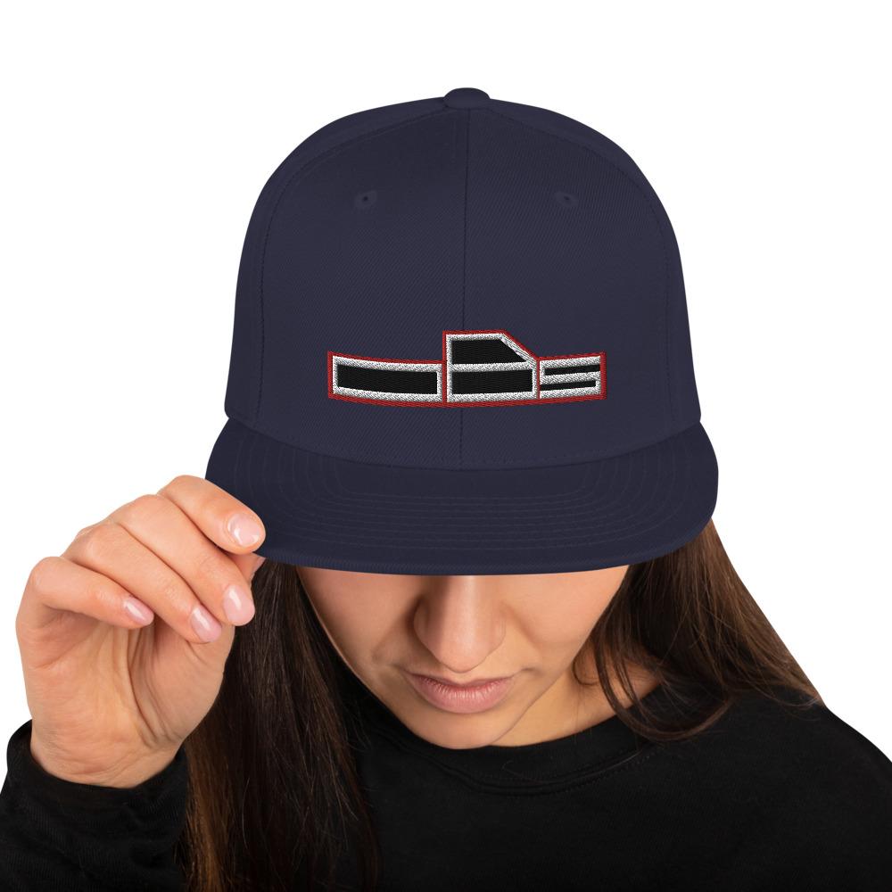 OBS Hat Snapback Hat-In-Navy-From Aggressive Thread