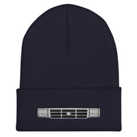 Thumbnail for OBS Hat Winter Cuffed Beanie-In-Navy-From Aggressive Thread