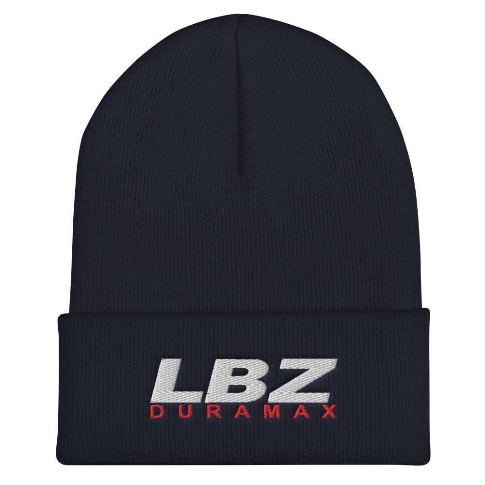 LBZ Duramax Winter Hat Cuffed Beanie-In-Navy-From Aggressive Thread
