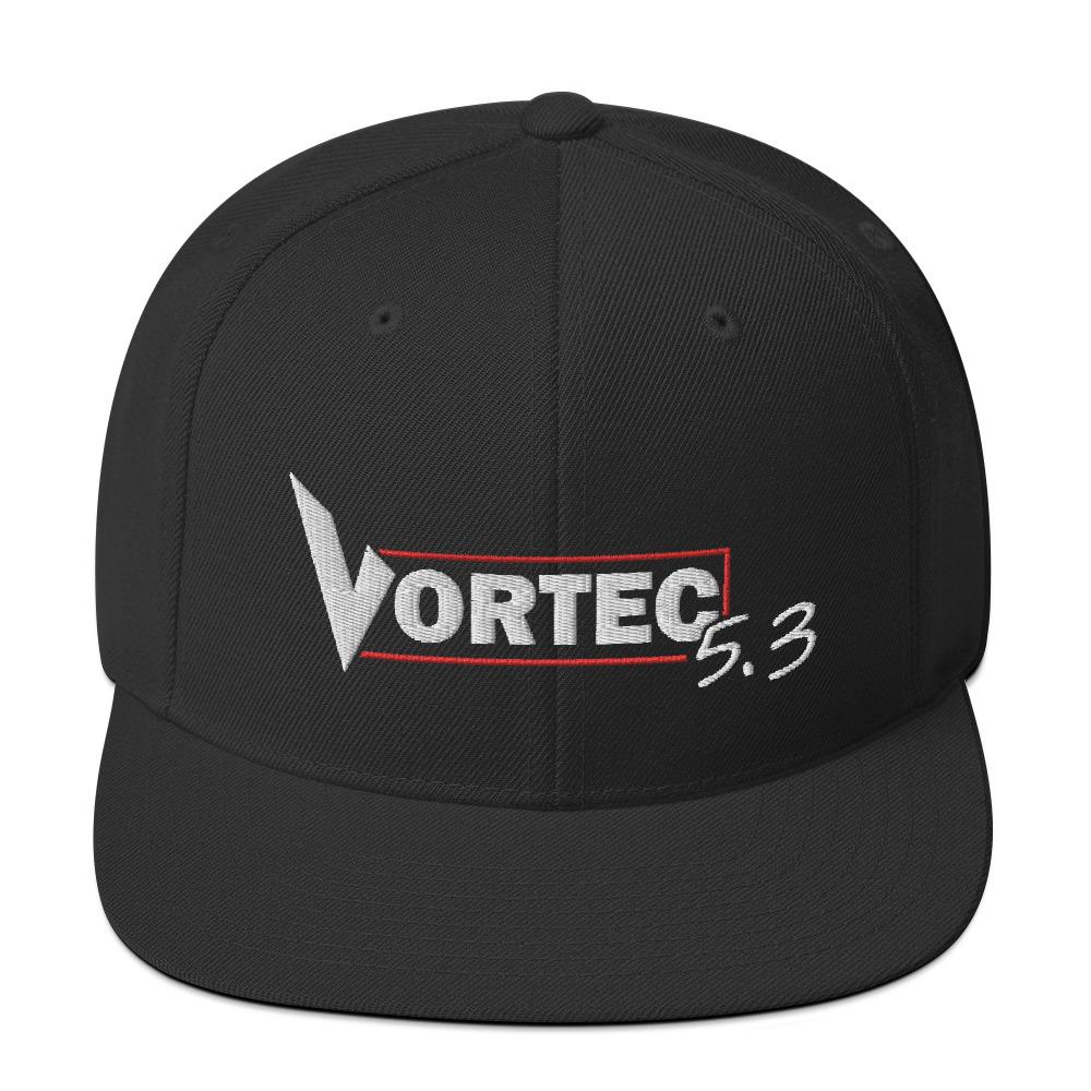 Vortec / LS 5.3 Snapback Hat-In-Black-From Aggressive Thread