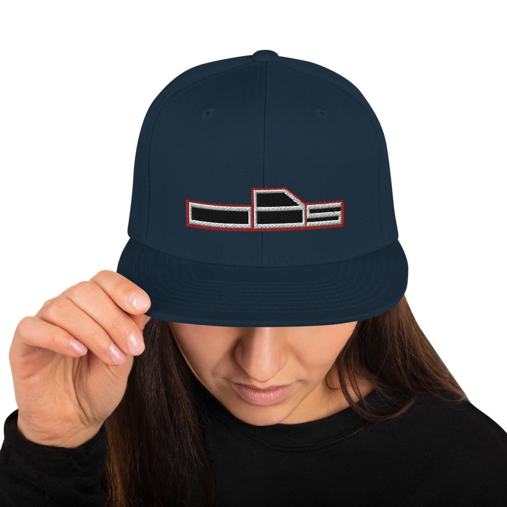 OBS Hat Snapback Hat-In-Dark Navy-From Aggressive Thread