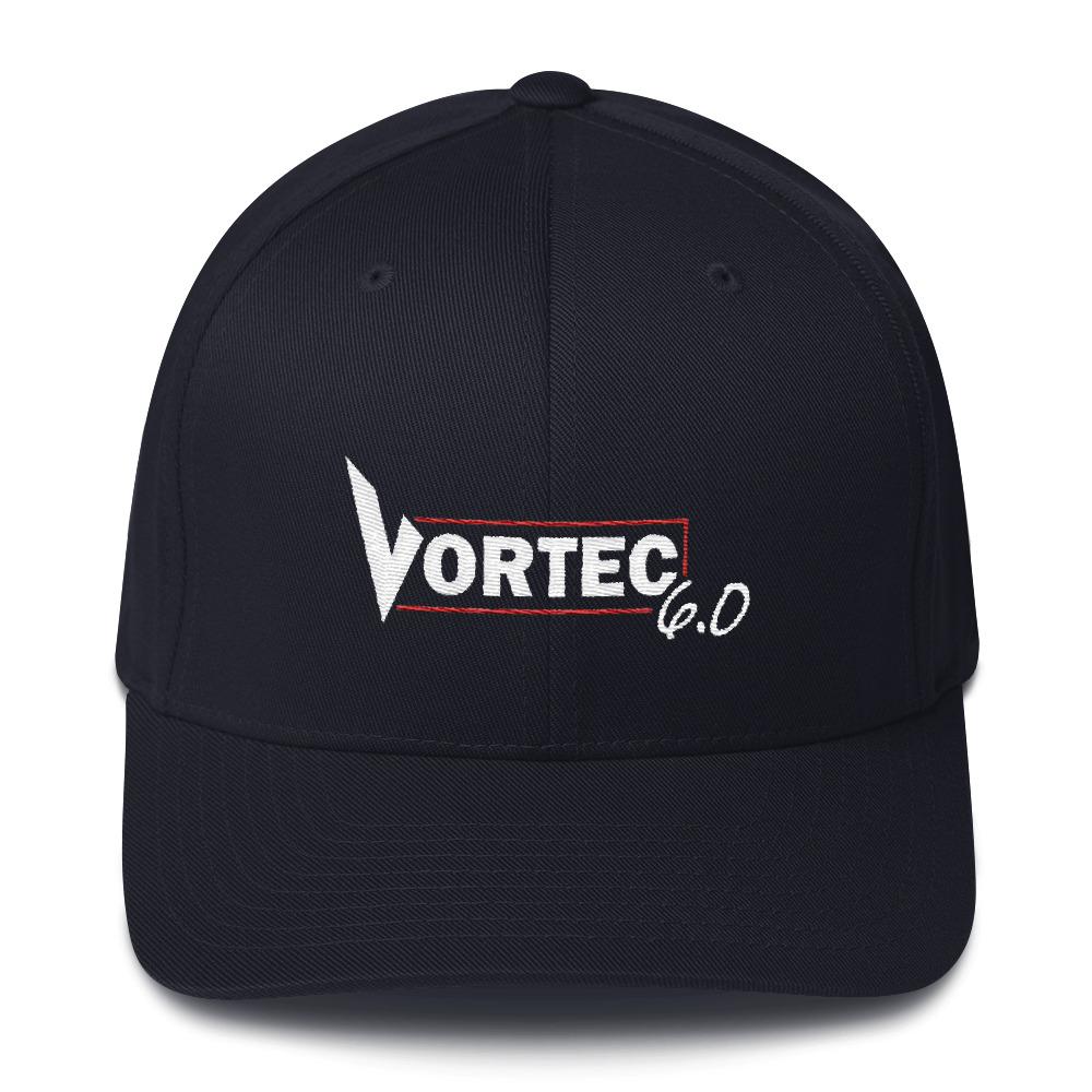 Vortec 6.0 GM Truck V8 Flexfit Hat in navy