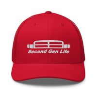Thumbnail for Second Gen Life Hat Trucker Cap red front