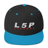 Thumbnail for L5P Duramax Snapback Hat-In-Black/ Teal-From Aggressive Thread