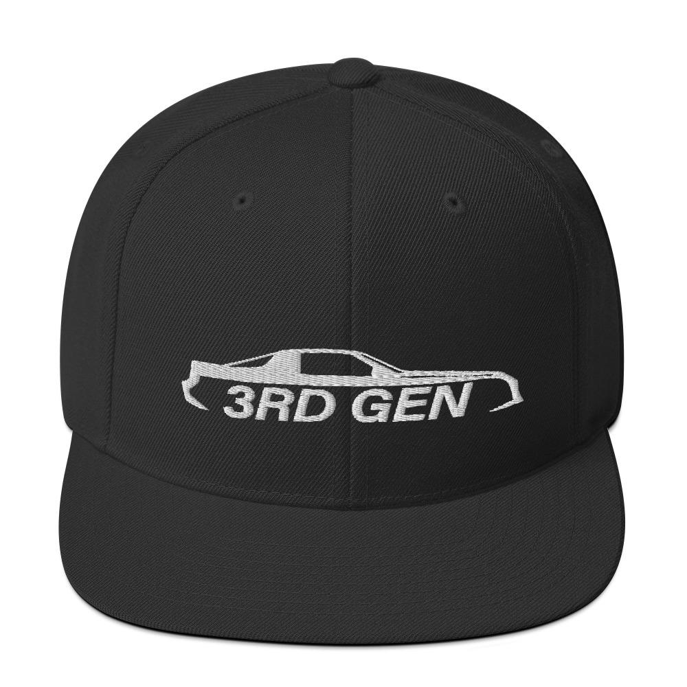 Third Gen Camaro Snapback Hat-In-Black-From Aggressive Thread