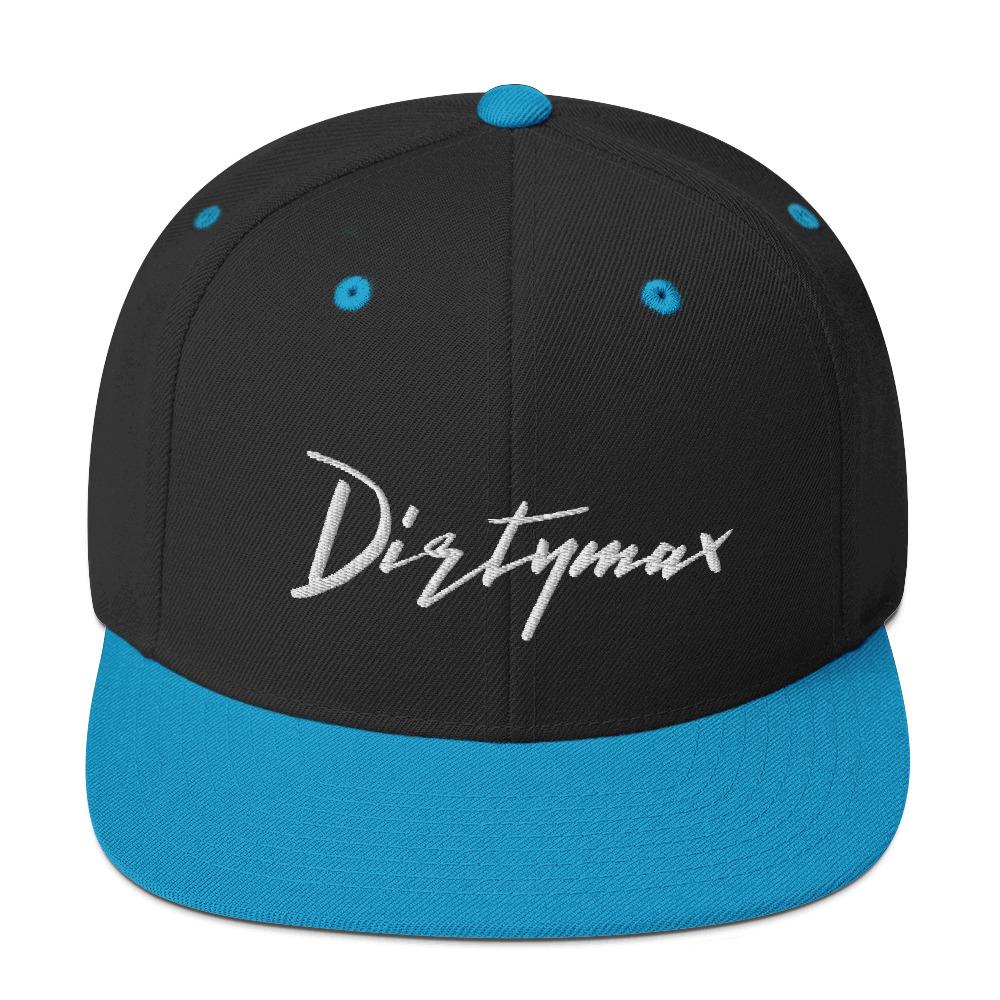 Dirtymax Duramax Snapback Hat-In-Black/ Teal-From Aggressive Thread