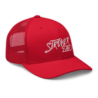 Thumbnail for Power Stroke 7.3 Hat Trucker Cap-In-Black-From Aggressive Thread
