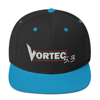Thumbnail for Vortec / LS 5.3 Snapback Hat-In-Black/ Teal-From Aggressive Thread