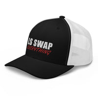Thumbnail for LS Swap Everything Hat Trucker Cap-In-Black-From Aggressive Thread