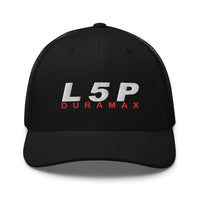 Thumbnail for L5P Duramax Hat Trucker Cap-In-Black-From Aggressive Thread