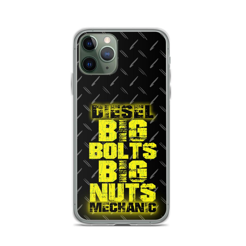 Mechanic - Big Bolts Big Nuts-Phone Case - Fits iPhone-In-iPhone 11 Pro-From Aggressive Thread