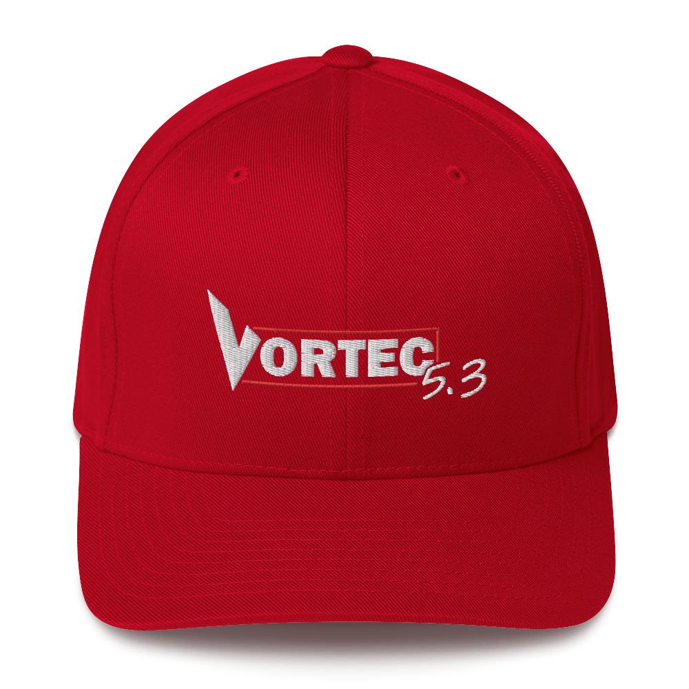 5.3 Vortec LS Hat Flexfit With Closed Back in red