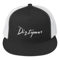 Thumbnail for Dirtymax Duramax Trucker Hat/ Cap-In-Black/ White-From Aggressive Thread
