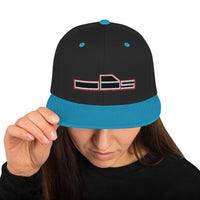 Thumbnail for OBS Hat Snapback Hat-In-Black/ Teal-From Aggressive Thread