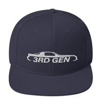 Thumbnail for Third Gen Camaro Snapback Hat-In-Navy-From Aggressive Thread