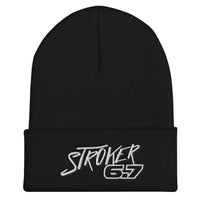 Thumbnail for Power Stroke 6.7 Cuffed Beanie-In-Black-From Aggressive Thread