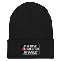 Thumbnail for 5.9 Engine Winter Hat Cuffed Beanie-In-Black-From Aggressive Thread