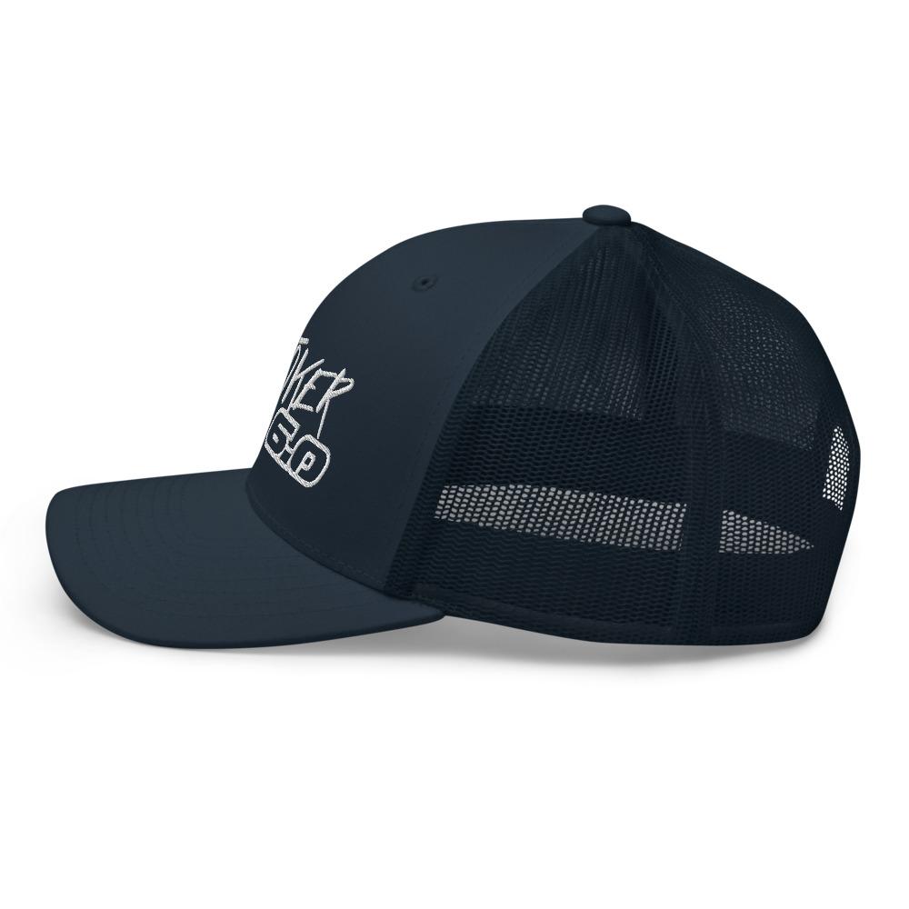 Power Stroke 6.0 Hat Trucker Cap-In-Black-From Aggressive Thread