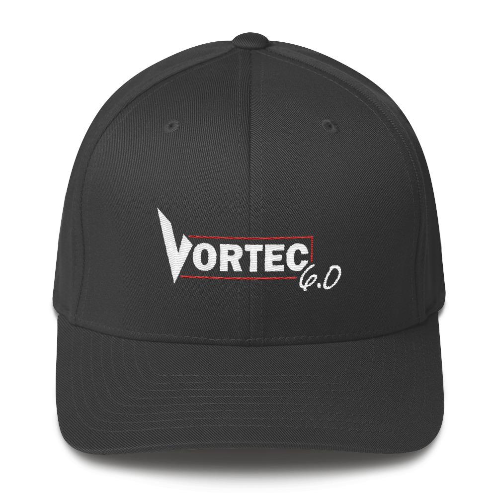 Vortec 6.0 GM Truck V8 Flexfit Hat in grey