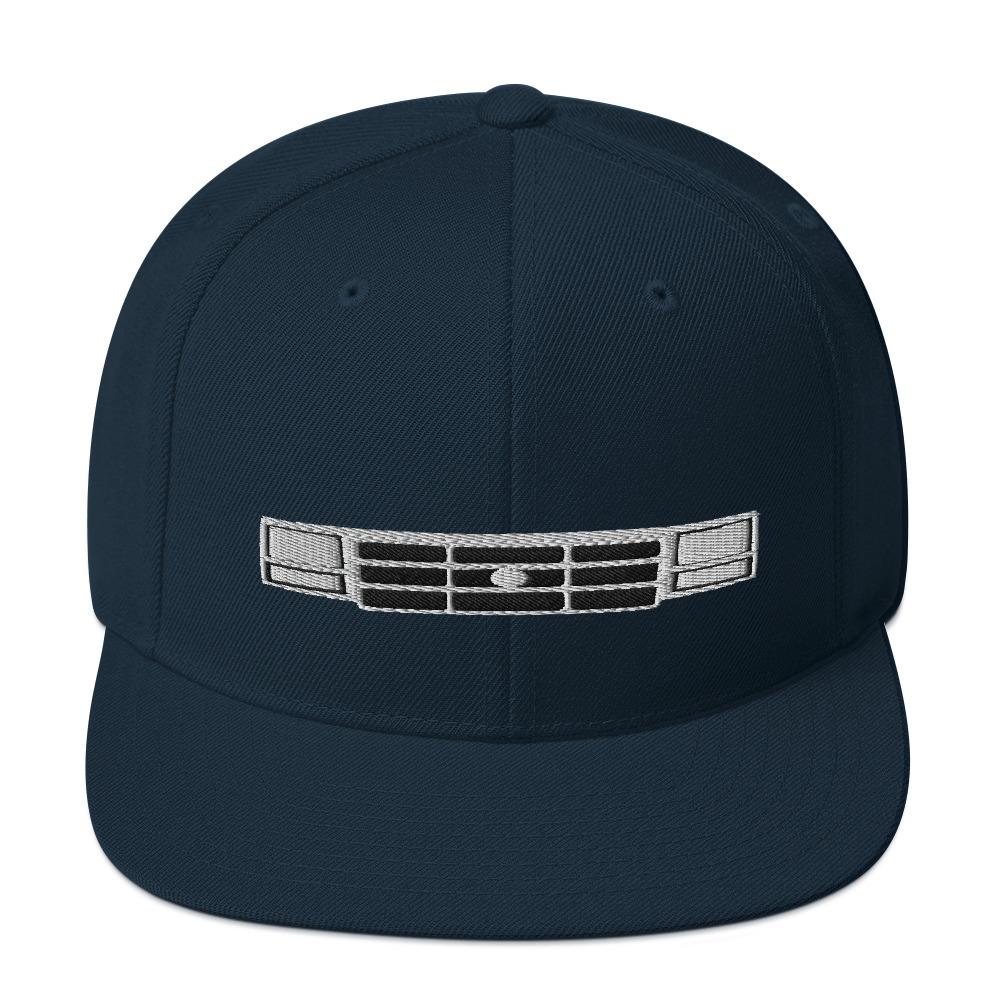 OBS Snapback Hat-In-Dark Navy-From Aggressive Thread
