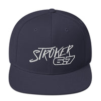 Thumbnail for Power Stroke 6.7 Snapback Hat-In-Navy-From Aggressive Thread