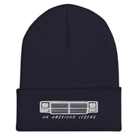 Thumbnail for First Gen Winter Hat Cuffed Beanie-In-Navy-From Aggressive Thread