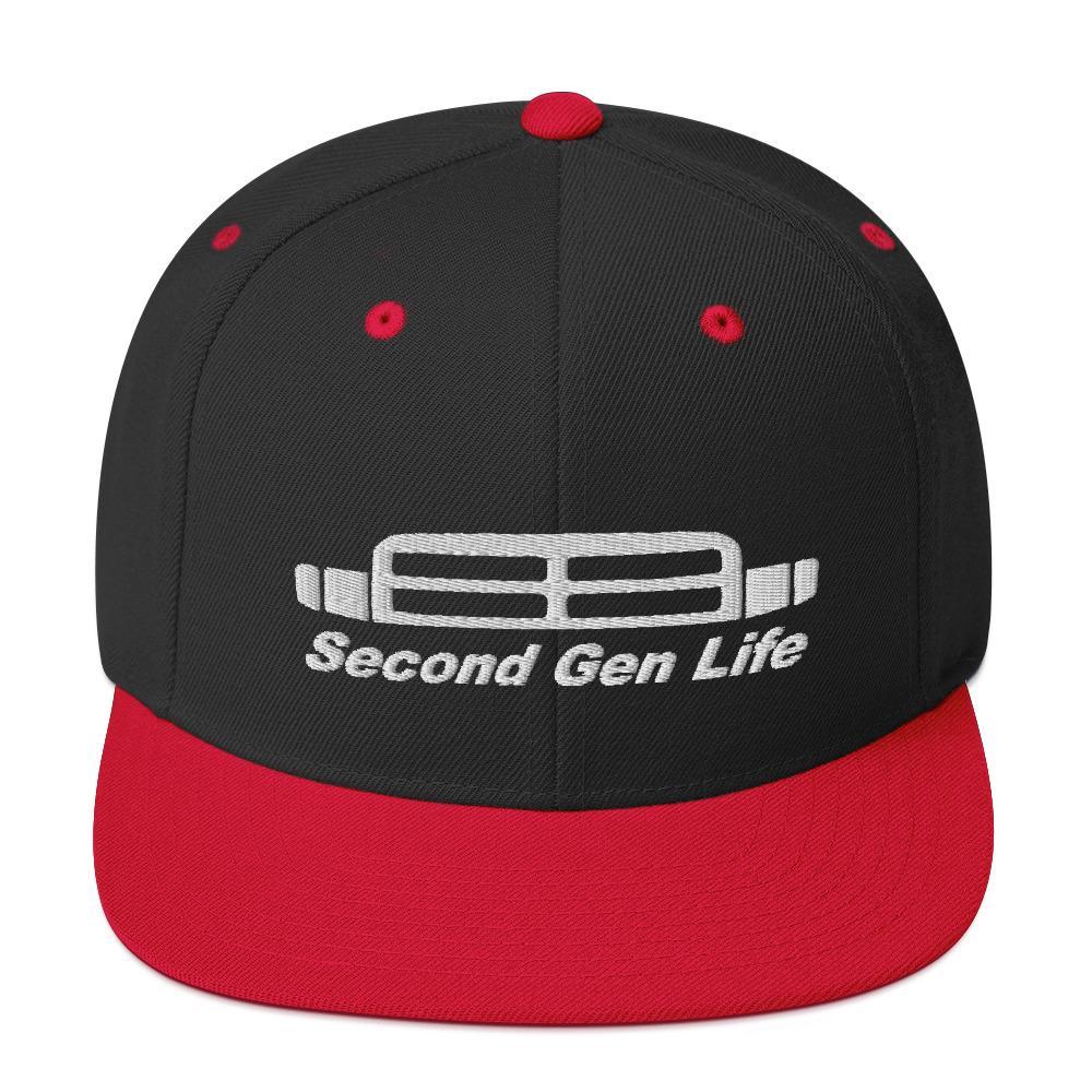 Second Gen Hat Snapback Hat-In-Black/ Red-From Aggressive Thread