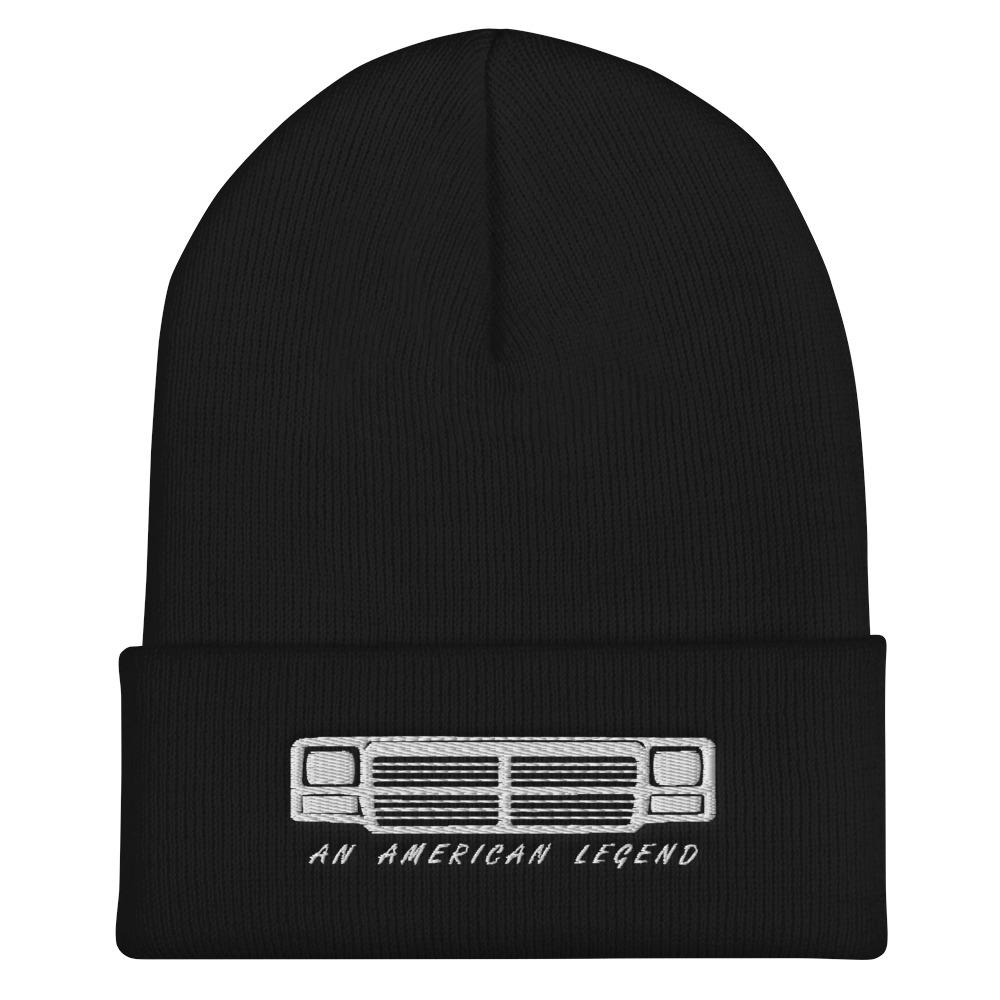First Gen Winter Hat Cuffed Beanie-In-Black-From Aggressive Thread