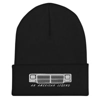 Thumbnail for First Gen Winter Hat Cuffed Beanie-In-Black-From Aggressive Thread