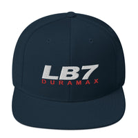 Thumbnail for LB7 Duramax Snapback Hat-In-Dark Navy-From Aggressive Thread