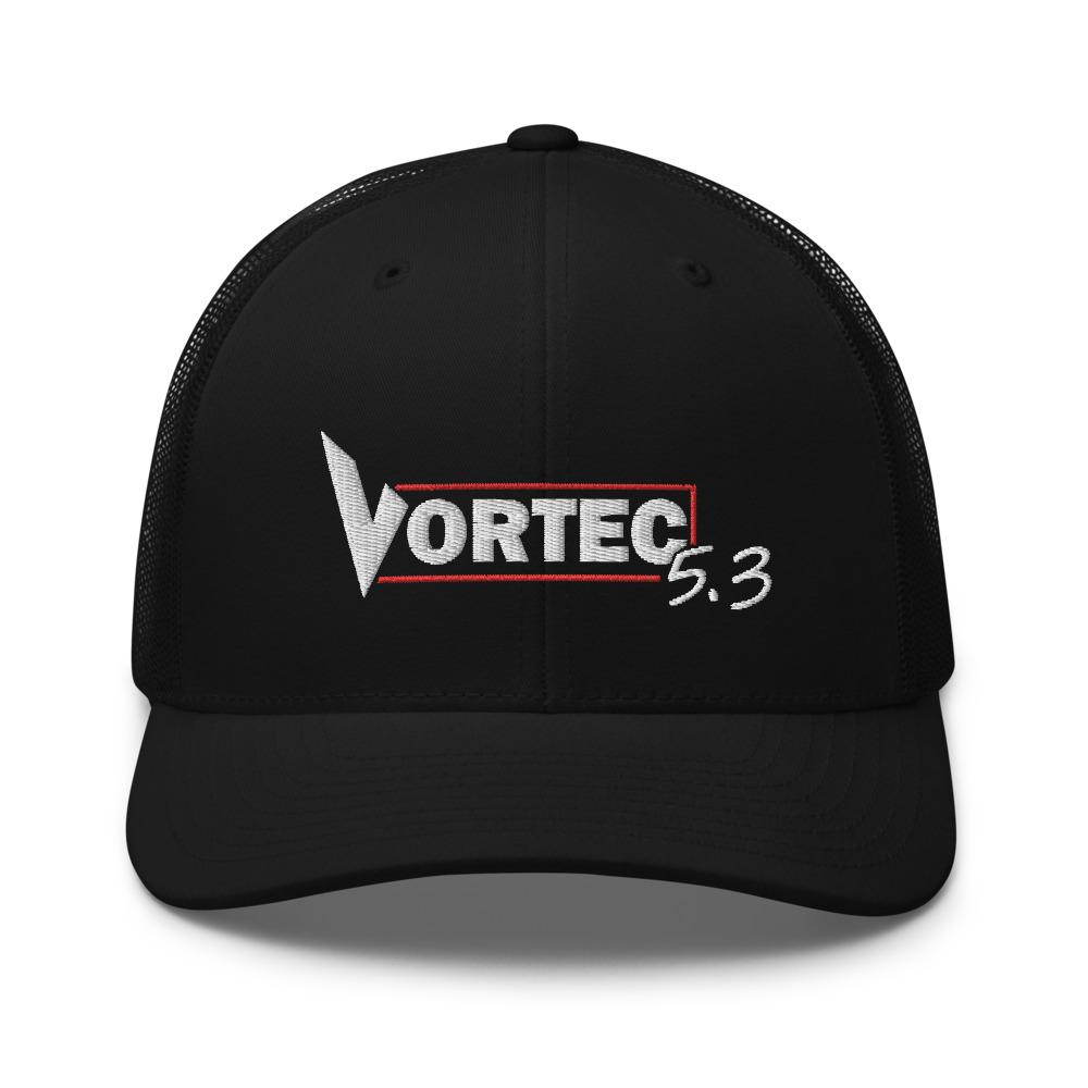 Vortec LS 5.3 V8 Hat Trucker Cap in black
