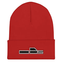 Thumbnail for OBS Winter Hat Cuffed Beanie-In-Red-From Aggressive Thread