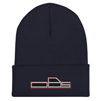 Thumbnail for OBS Winter Hat Cuffed Beanie-In-Navy-From Aggressive Thread