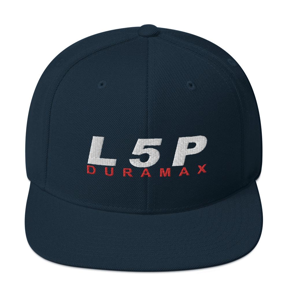 L5P Duramax Snapback Hat-In-Dark Navy-From Aggressive Thread
