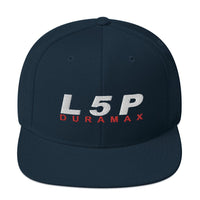 Thumbnail for L5P Duramax Snapback Hat-In-Dark Navy-From Aggressive Thread