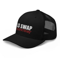 Thumbnail for LS Swap Everything Hat Trucker Cap-In-Black-From Aggressive Thread