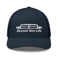 Thumbnail for Second Gen Life Hat Trucker Cap navy