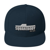 Thumbnail for Squarebody Square Body Snapback Hat-In-Dark Navy-From Aggressive Thread