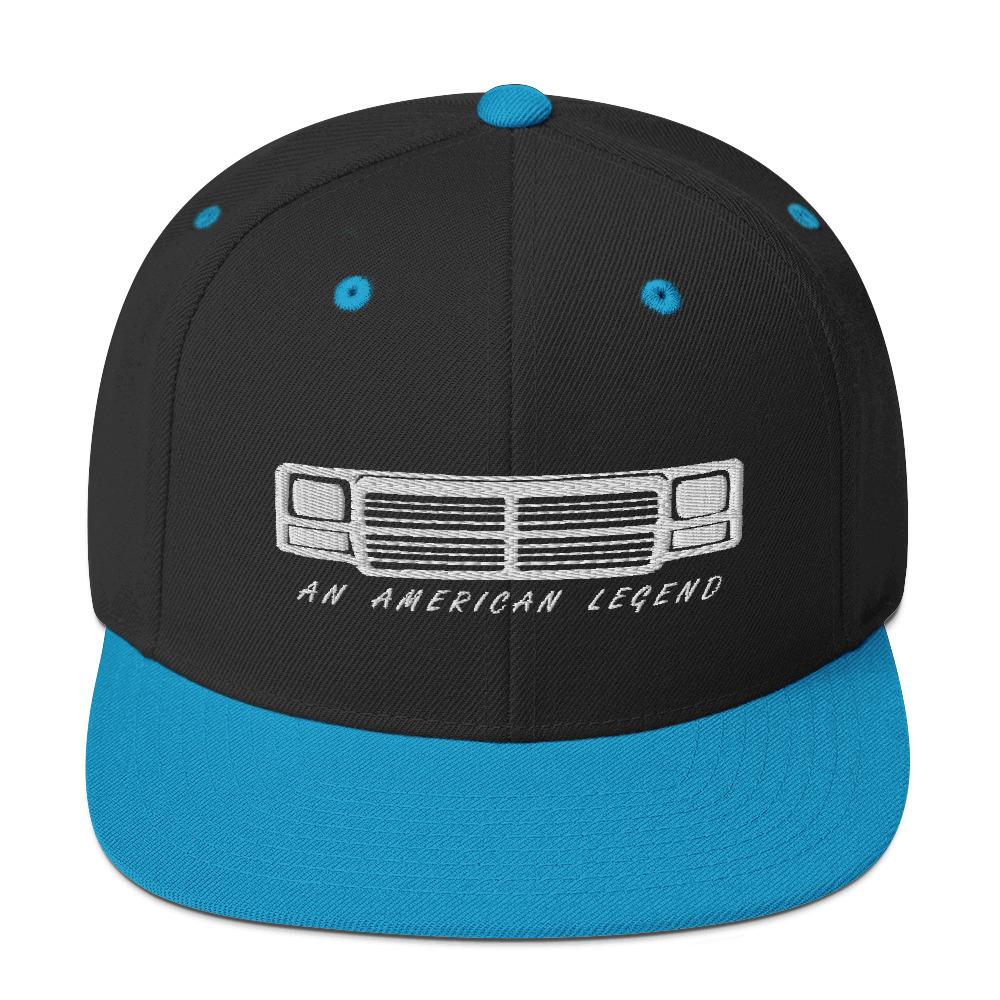 First Gen Snapback Hat-In-Black/ Teal-From Aggressive Thread