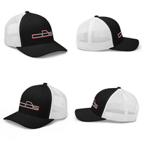Thumbnail for OBS Chevy OBS Ford Hat in black and white multiple angles