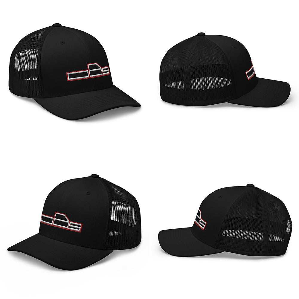 OBS Chevy OBS Ford Hat in black multiple angles