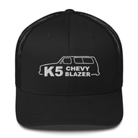 Thumbnail for K5 Blazer trucker hat from aggressive thread in black