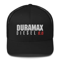 Thumbnail for Duramax 6.6 Trucker Hat From Aggressive Thread in Black