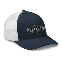 Thumbnail for Square Body Trucker Hat Cap Square Body Since 1973-In-Black-From Aggressive Thread
