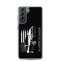 Thumbnail for Mustang Cobra American Flag Protective Samsung Phone Case