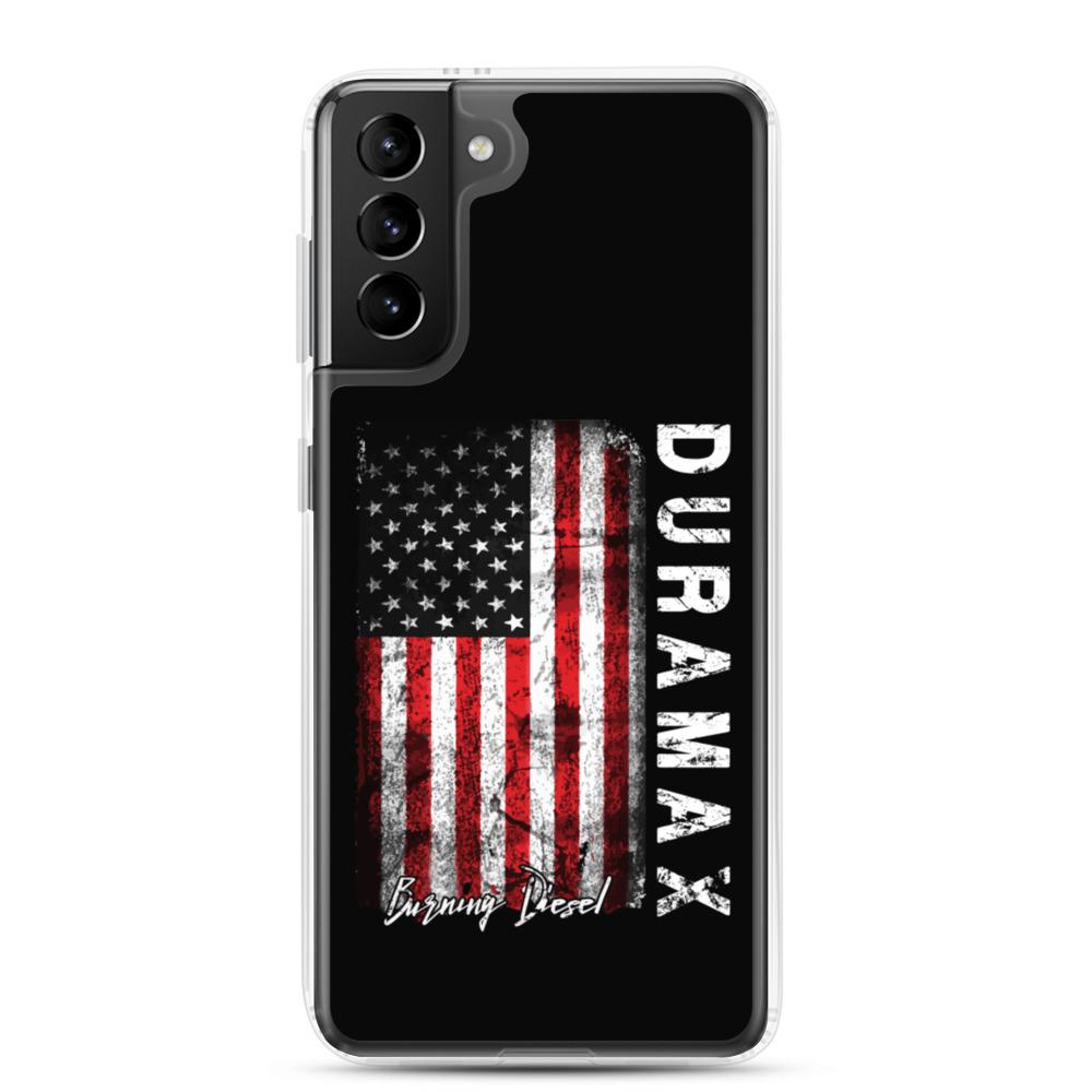 Duramax American Flag Protective Samsung Phone Case-In-Samsung Galaxy S21 Plus-From Aggressive Thread